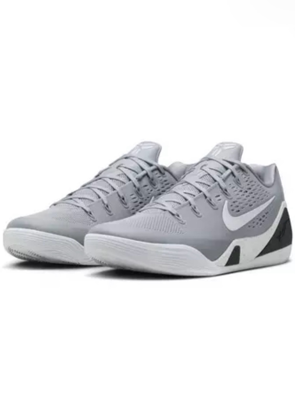 Nike Kobe IX Elite Low Em Protro in Wolf Grey/White Size 8 Women